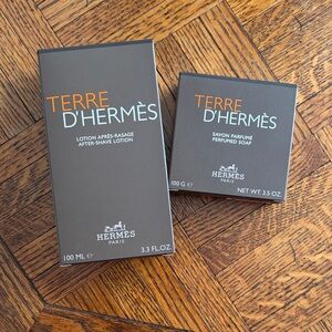 Hermes Terre D'Hermes Grooming Set - Black and Orange